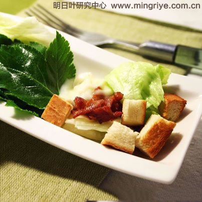 明日叶食用方法之沙拉